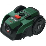 Bosch Powertools robotic lawnmower VISIMOW18V-200, 18Volt (green/black, 1x Li-Ion battery 5.0Ah, POWER FOR ALL ALLIANCE)