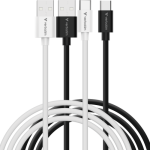 Cable Verbatim Essentials Sync&Charge Black and White 18W 1m 2-pack