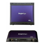 Multimeediam&auml;ngija brightsign BrightSign HD1026 4K Player, USB, GPIO, Audio, microSD