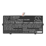 Replacement Battery for Samsung AA-PBRN4ZU, Galaxy Book Flex NP930, NP950, Li-Polymer 4300mAh 15.4V