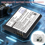 770mAh Replacement Battery for Leica BP-DC14, Panasonic DMW-BCN10, V-LUX50, Lumix DMC-LF1