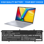 Replacement Battery for Asus VivoBook 16X OLED, C31N2024, 0B200-04070000, Li-Polymer 4300mAh 11.55V