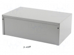 Enclosure: multipurpose | X: 152mm | Y: 254mm | Z: 38mm | 1411 | aluminium