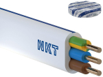 Przew&oacute;d NKT instal PLUS YDYp 3x1,5 żo biały 450/750V 100m