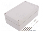 Enclosure: multipurpose | X: 122mm | Y: 202mm | Z: 75mm | TG PC | grey