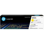 Toner HP 222A - yellow - originaal - LaserJet - toonerkassett (W2222A) - Color LaserJet Pro MFP 3302fdn jaoks