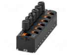 Splice terminal: rail | 6.3A | 60V | push-in | PA | L: 35.4mm | 0.2&divide;6mm2
