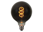 Desc lamp iLike  LED spuldze E27 4W 1800K 150lm 220-240V FILAMENT G125 GLOBE RETRO VINTAGE GRAPHITE DIMMABLE LED line PRIME