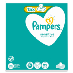 Pampers Sensitive Baby Wipes 15 Packs = 1200 Wipes