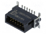 Connector: PCB to PCB | male | PIN: 12 | 1.27mm | Series: har-flex | 2.3A