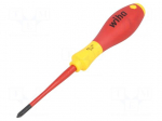 Screwdriver | insulated,slim | Pozidriv&reg; | PZ1 | Blade length: 80mm