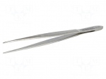 Tweezers | 120mm | for precision works | Blades: straight