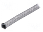 Protective tube | &Oslash;Braid : 16mm | galvanised steel | L: 30m | EMC | IP40