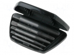 Kit: screw extractor | Pcs: 5 | for tear of srew