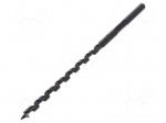 Drill bit | for wood | &Oslash;: 6mm | L: 160mm | HSS | Working part len: 90mm