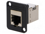 Coupler | EH | Cat: 6a | shielded | RJ45 socket,both sides
