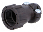 Cable hood and fastener | CPC | Case: size 11 | 8.3mm | straight