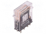Relay: electromagnetic | SPDT | Ucoil: 24VDC | 2A/220VAC | 5A/24VDC | 5A