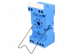 Socket | PIN: 8 | 10A | 250VAC | Mounting: DIN,on panel | Series: 60.12