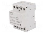 Contactor: 4-pole installation | NC x2 + NO x2 | 230VAC | 220VDC