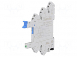 Socket | PIN: 5 | 10A | 250VAC | Mounting: DIN | Series: HR10,HR20