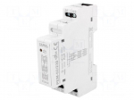 Relay: installation | monostable | DPDT | Ucoil: 230VAC | 90x17.5x66mm