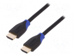 Cable | HDMI 2.0 | HDMI plug,both sides | 1m