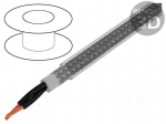 Wire | Pro-Met | 2x1,5mm2 | tinned copper braid | PVC | transparent