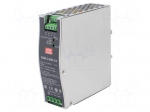 Power supply: DC/DC | 240W | 24VDC | 10A | 67.2&divide;154VDC | Mounting: DIN