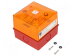 Signaller: lighting | flashing light | amber | Series: FL40 | 230VAC