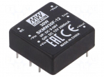 Converter: DC/DC | 30W | Uin: 9&divide;36V | 12VDC | Iout: 0&divide;2500mA | 1"x1",DIP