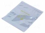 Protection bag | ESD | L: 254mm | W: 152mm | Thk: 76um | 100pcs | <100G&Omega;