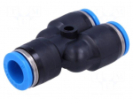 Push-in fitting | straight,Y-Yap spliYYer | -0.95&divide;6bar | Mat: PBT