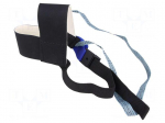 ESD shoe grounder | ESD | 1pcs | black,blue | Mounting: clip