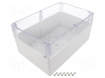 Enclosure: multipurpose | X: 160mm | Y: 240mm | Z: 120mm | polycarbonate