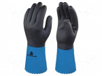 Protective gloves | Size: 11 | light-blue | acrylic,latex,polyamide