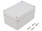 Enclosure: multipurpose | X: 80mm | Y: 120mm | Z: 60mm | ZP | ABS | IK07