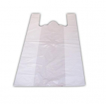 Maisiņi ar rokturiem, HDPE, 34x17x64cm, 25mk, balti, 100 gab.