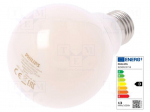 LED lamp | white warm | E27 | 230VAC | 2000lm | P: 13W | 2700K | CRImin: 80