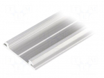 Profiles for LED modules | natural | L: 2m | ARC12 | aluminium