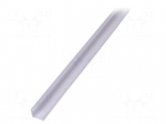 Profiles for LED modules | white | L: 2m | WALLE12 | aluminium
