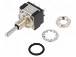 Switch: toggle | Pos: 3 | DPDT | ON-ON-ON | 6A/125VAC | 6A/6VDC | MTE | 20m&Omega;