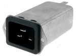 Connector: AC supply | socket | male | 20A | 250VAC | C20 (I) | 5130