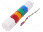 Signalling column | red/amber/green/blue | LED | 24VDC | IP65 | LR6