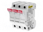 Fuse holder | 10.3x38mm | for DIN rail mounting | 32A | 600V | 690VAC