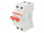 Switch-disconnector | Poles: 2 | for DIN rail mounting | 63A | 415VAC