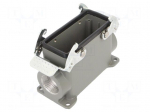 Enclosure for connectors: HDC | size 16B | with double latch | high