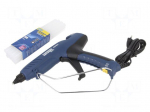 Hot melt glue gun | &Oslash;: 12mm | 100W | 195&deg;C | 3min | 230VAC | &Oslash;: 3mm