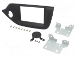 Radio frame | Kia | 2 DIN | matt black