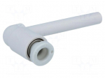 Push-in fitting | angled 90&deg; | -1&divide;10bar | polypropylene | 71mm